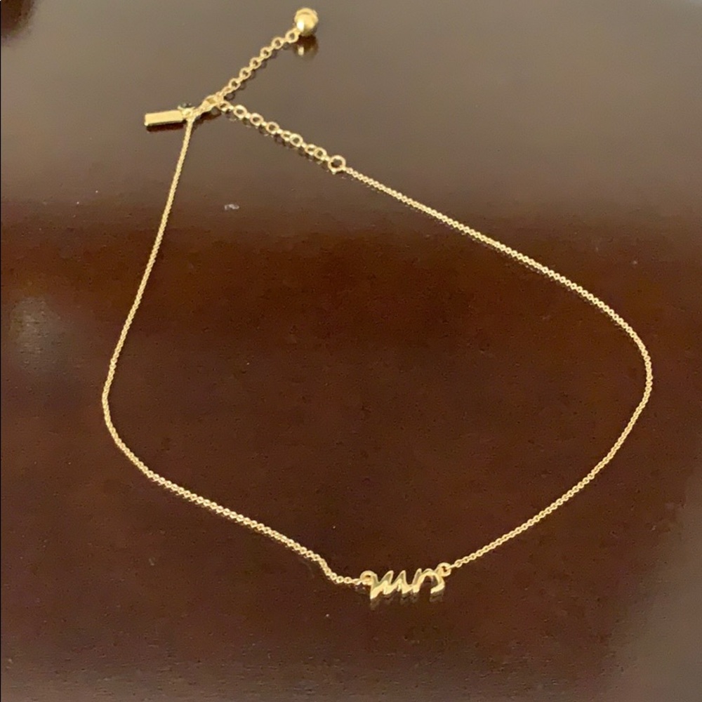 Kate Spade “Mrs” Necklace